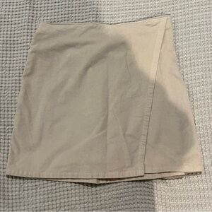 Hollister Cream Mini Skirt